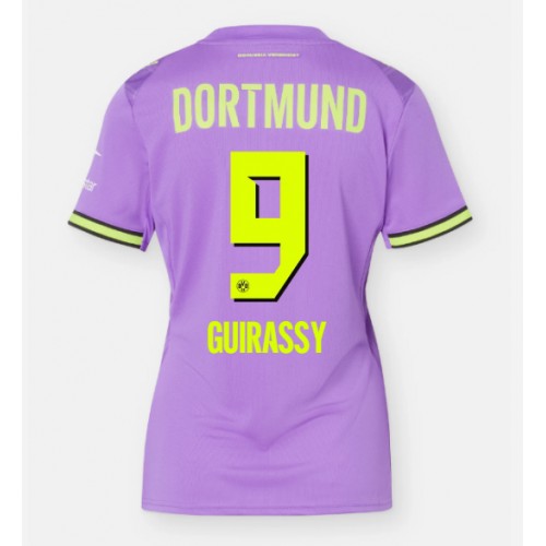 Stroje piłkarskie Borussia Dortmund Serhou Guirassy #9 Koszulka Trzeciej dla damskie 2026-27 Krótki Rękaw
